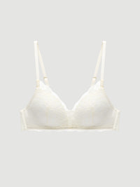 Wireless Push Up Lace Bra