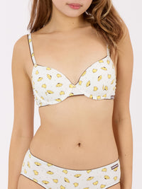 POMPOMPURIN Collection, Cotton Soft-wired Bra