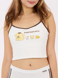 POMPOMPURIN Collection, Cotton Bra Top