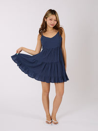 Polka Dot Flared Cami Dress