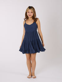 Polka Dot Flared Cami Dress