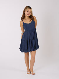 Polka Dot Flared Cami Dress
