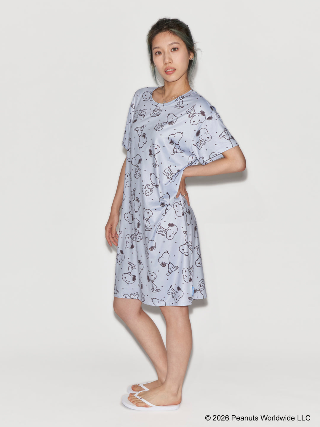 Snoopy Collection, Brushed Jersey Sleep Dress