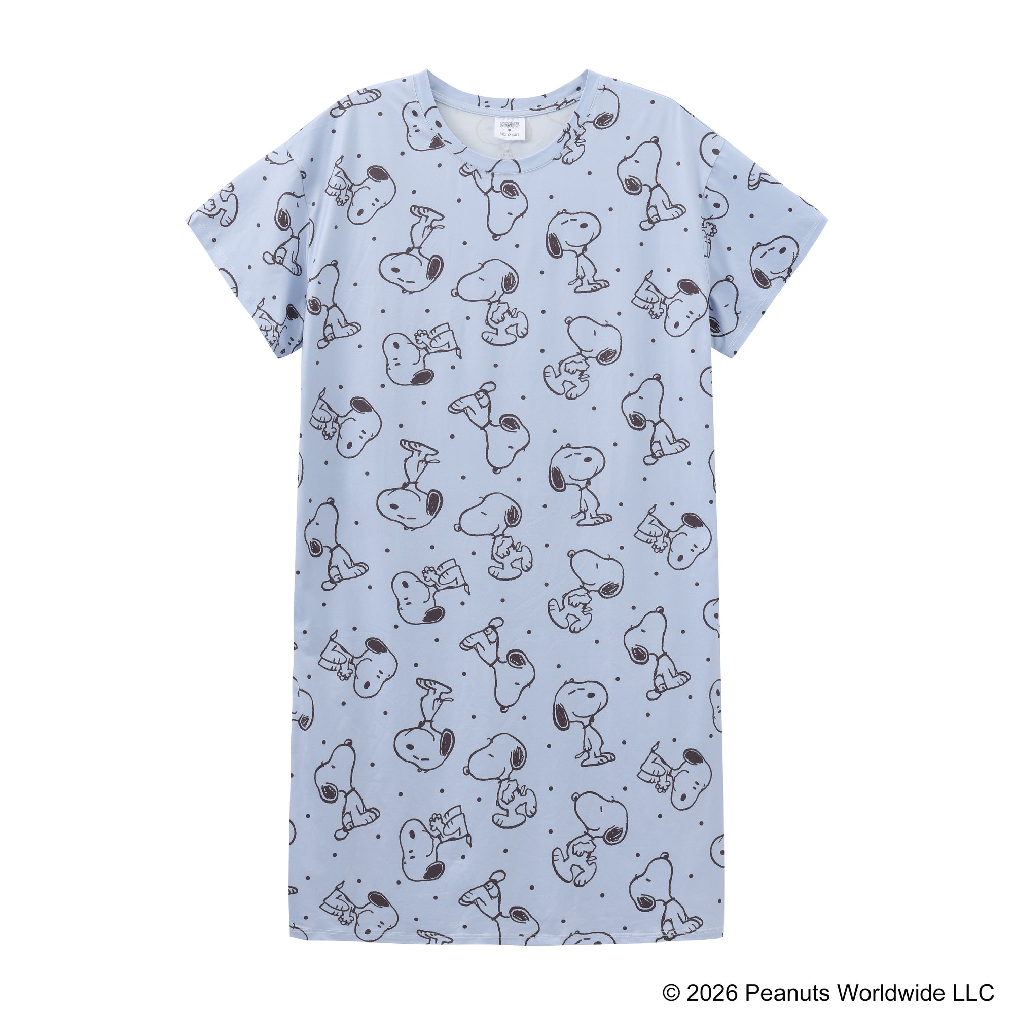 Snoopy Collection, Brushed Jersey Sleep Dress