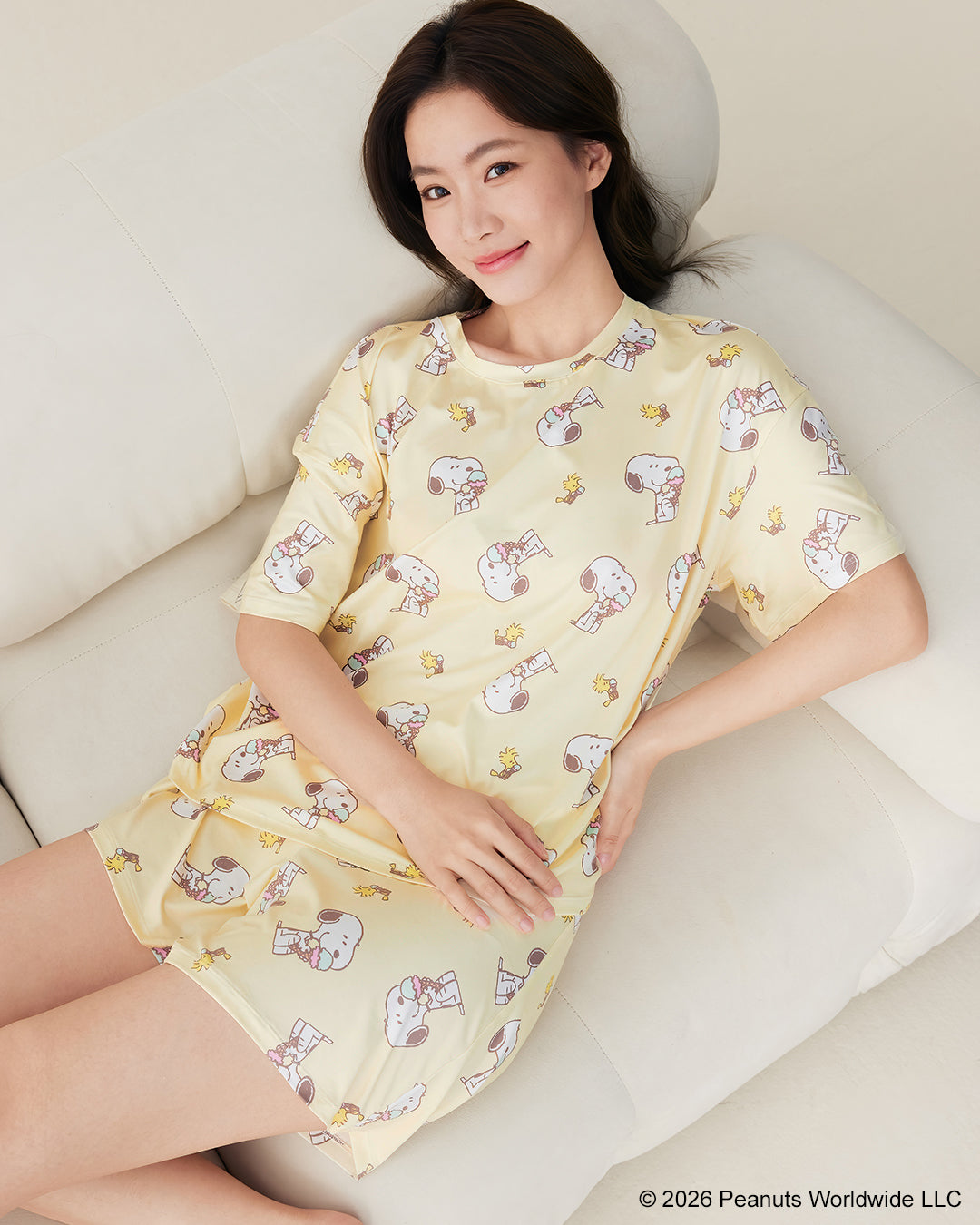 Snoopy Collection, Brushed Jersey Pajama Set