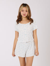 Pointelle Pajama Set