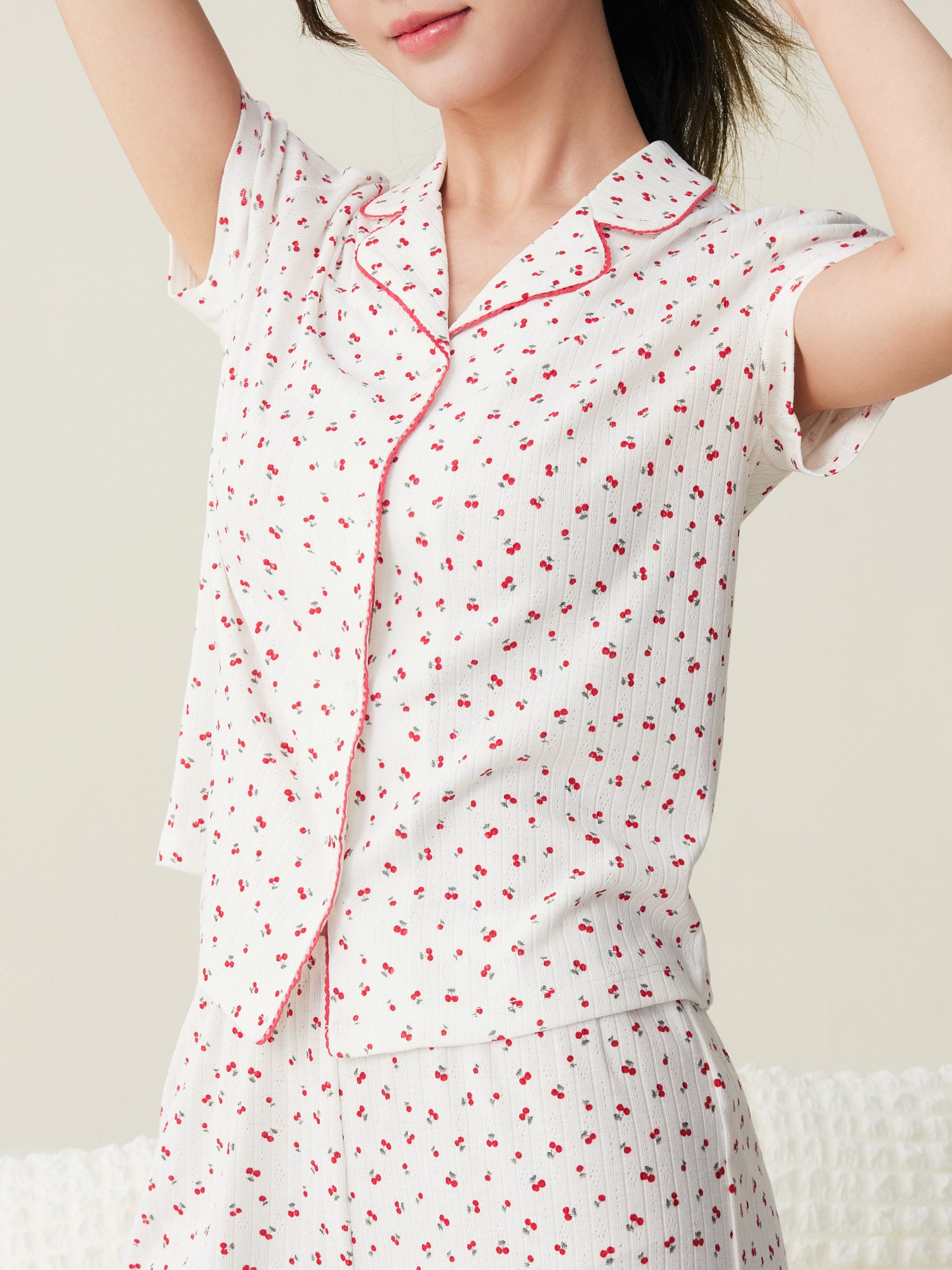Pointelle Pajama Set
