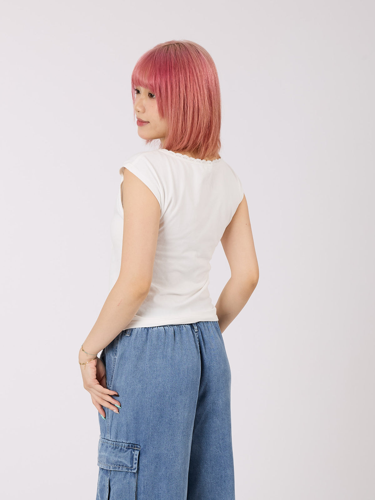 Cotton Lace Trims Top