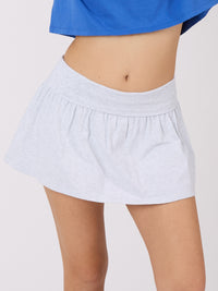Cotton Ruffled Skort