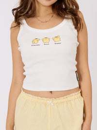 POMPOMPURIN Collection, Cotton Rib Tank Top