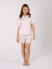 Satin Striped Pajama Set