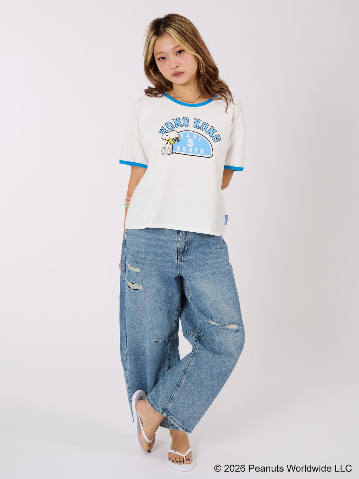 Snoopy Collection, Ringer Graphic Tee