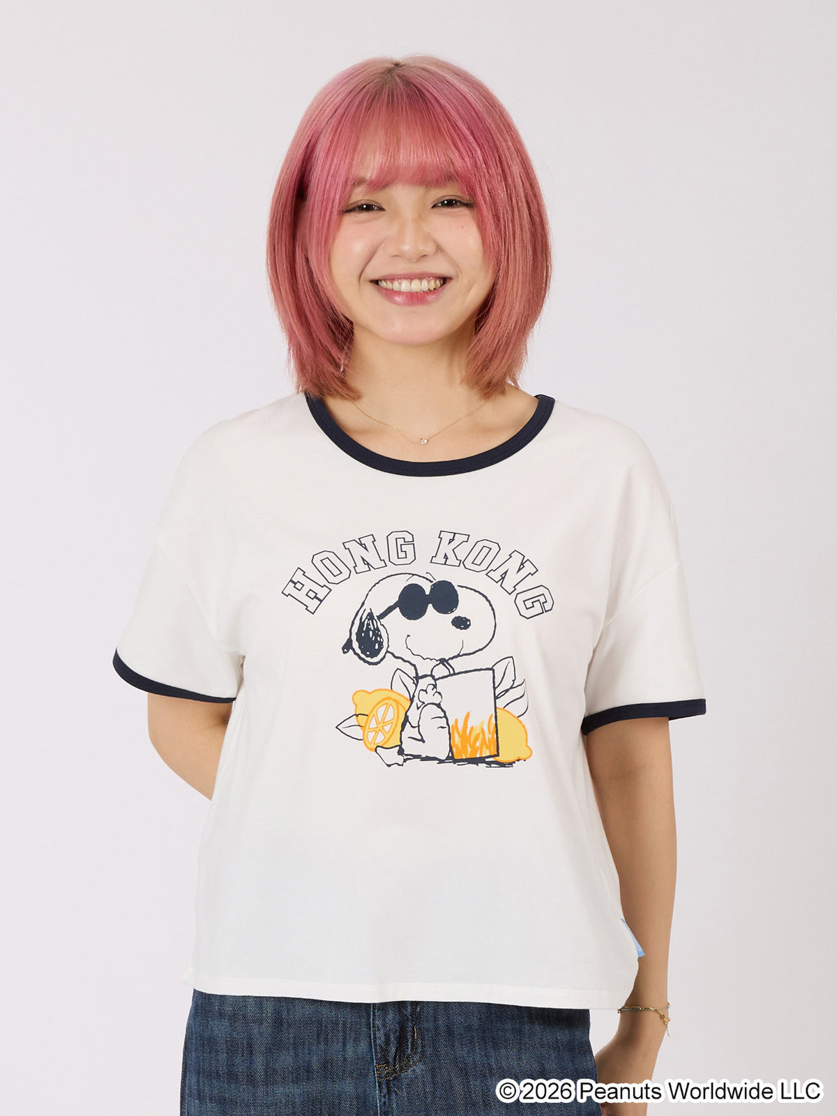 Snoopy Collection, Ringer Graphic Tee