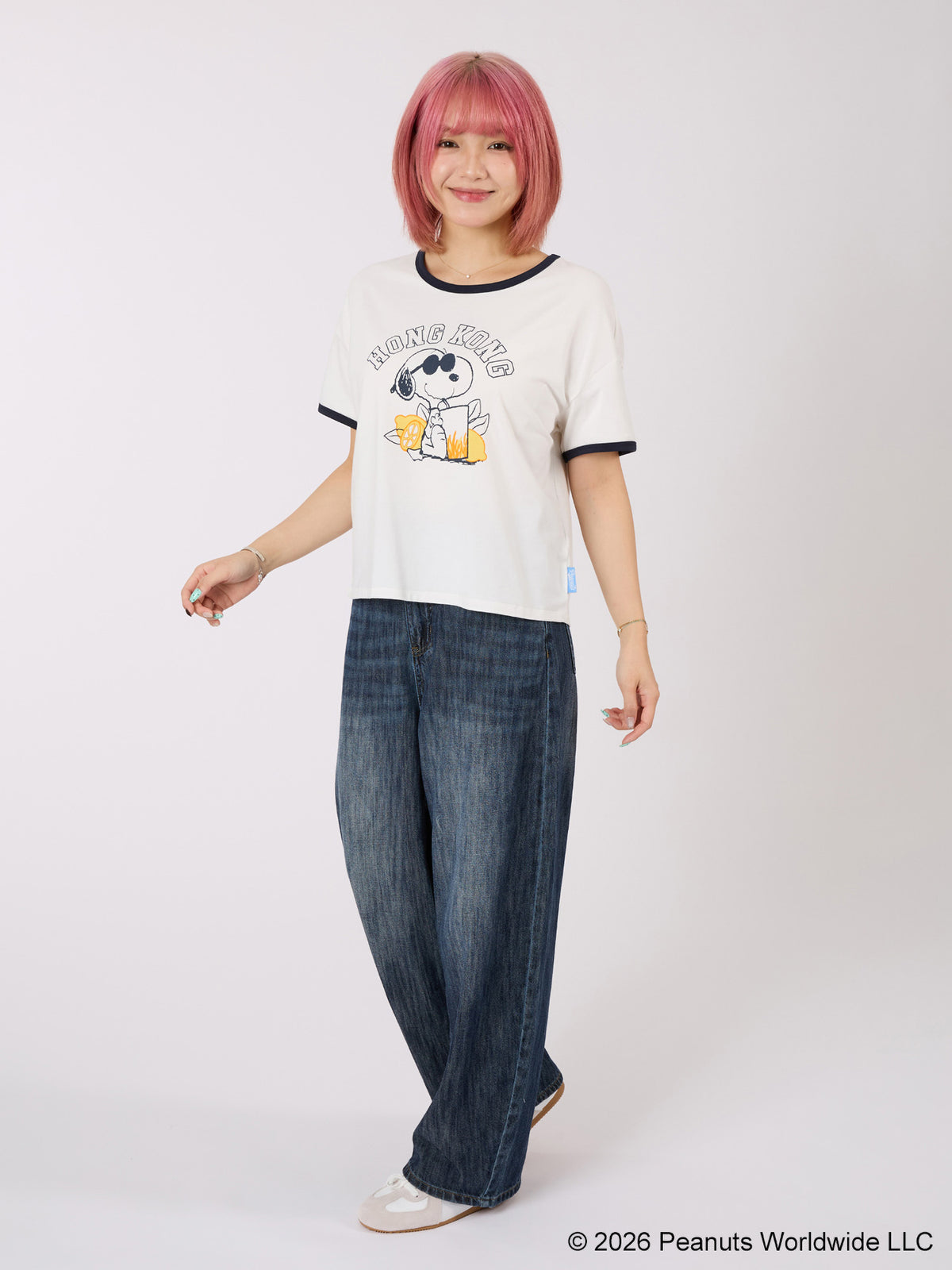 Snoopy Collection, Ringer Graphic Tee