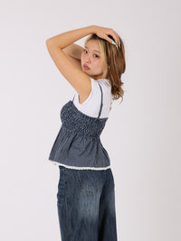 Checked Cami Top