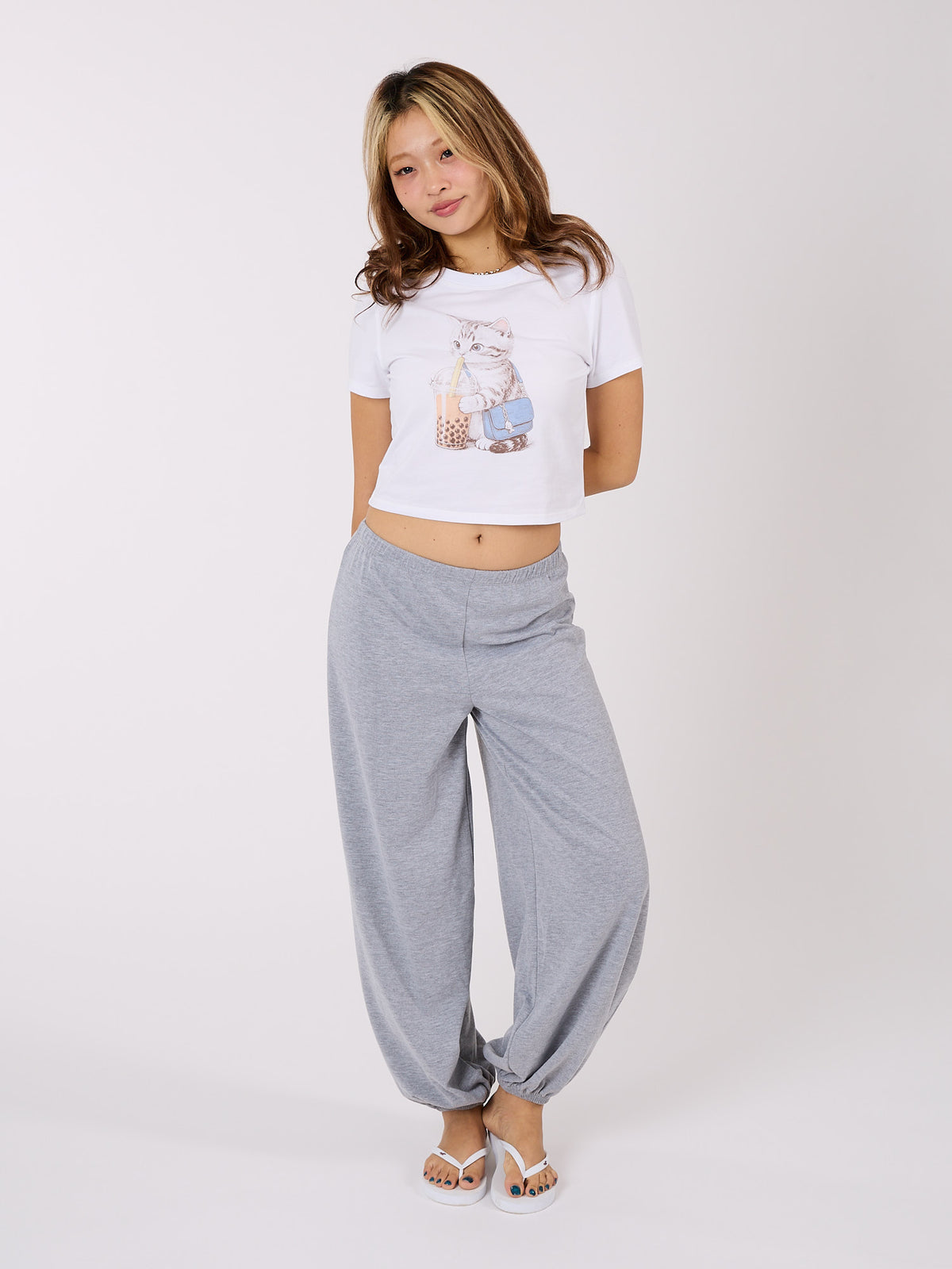 Cotton Balloon Pants