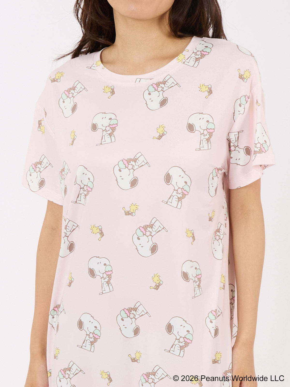 Snoopy Collection, Brushed Jersey Sleep Dress