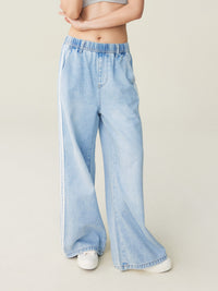 Wide Leg Denim Pants
