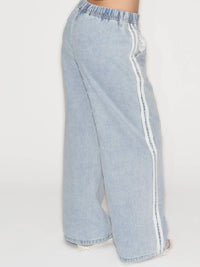 Wide Leg Denim Pants