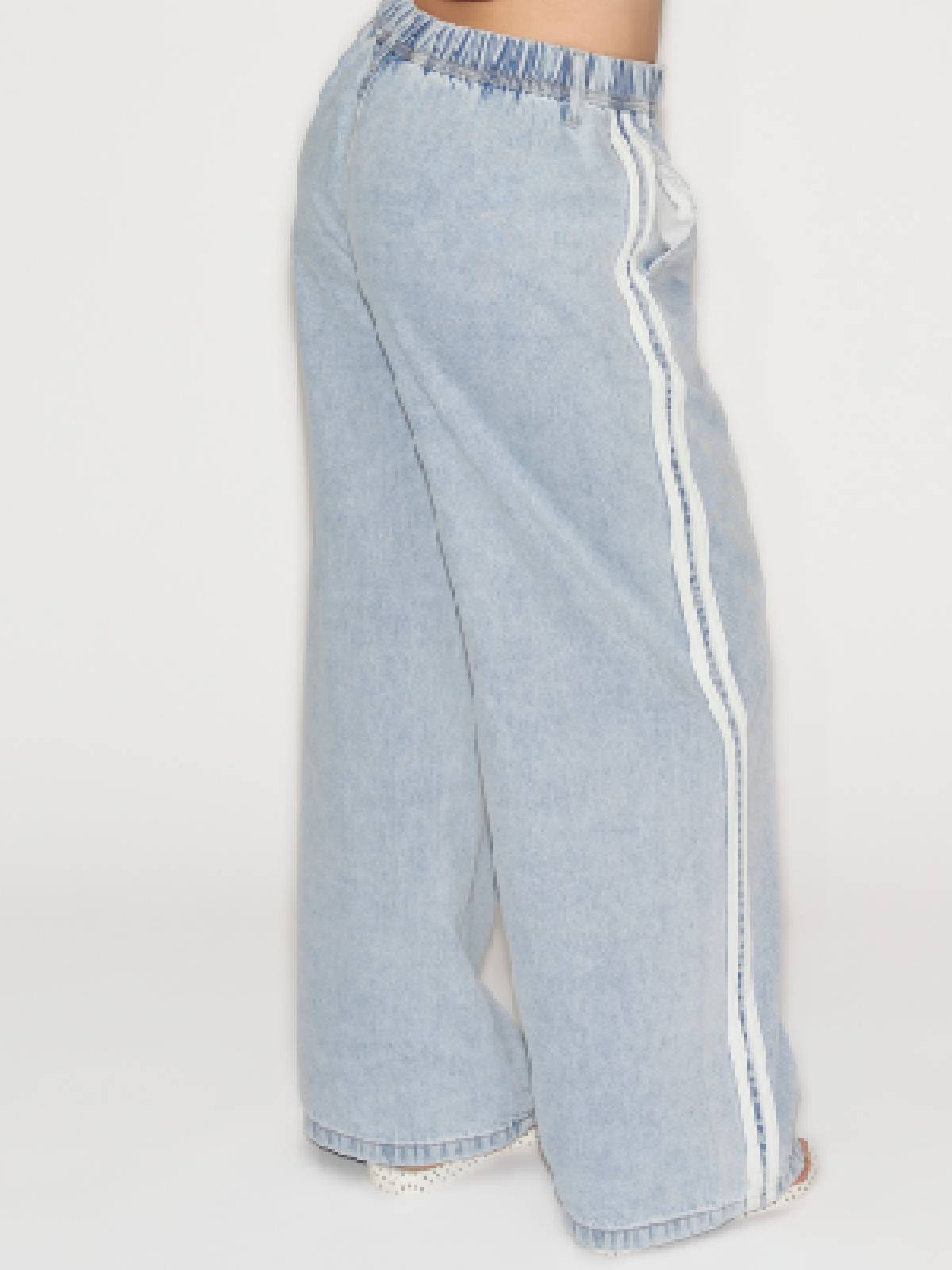 Wide Leg Denim Pants