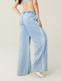 Wide Leg Denim Pants