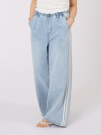 Wide Leg Denim Pants