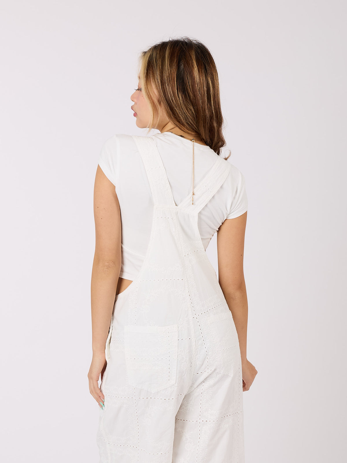 Cottom Embroidery Jumpsuit