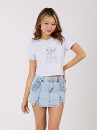 Denim Skort