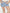 Striped Denim Bermuda Shorts
