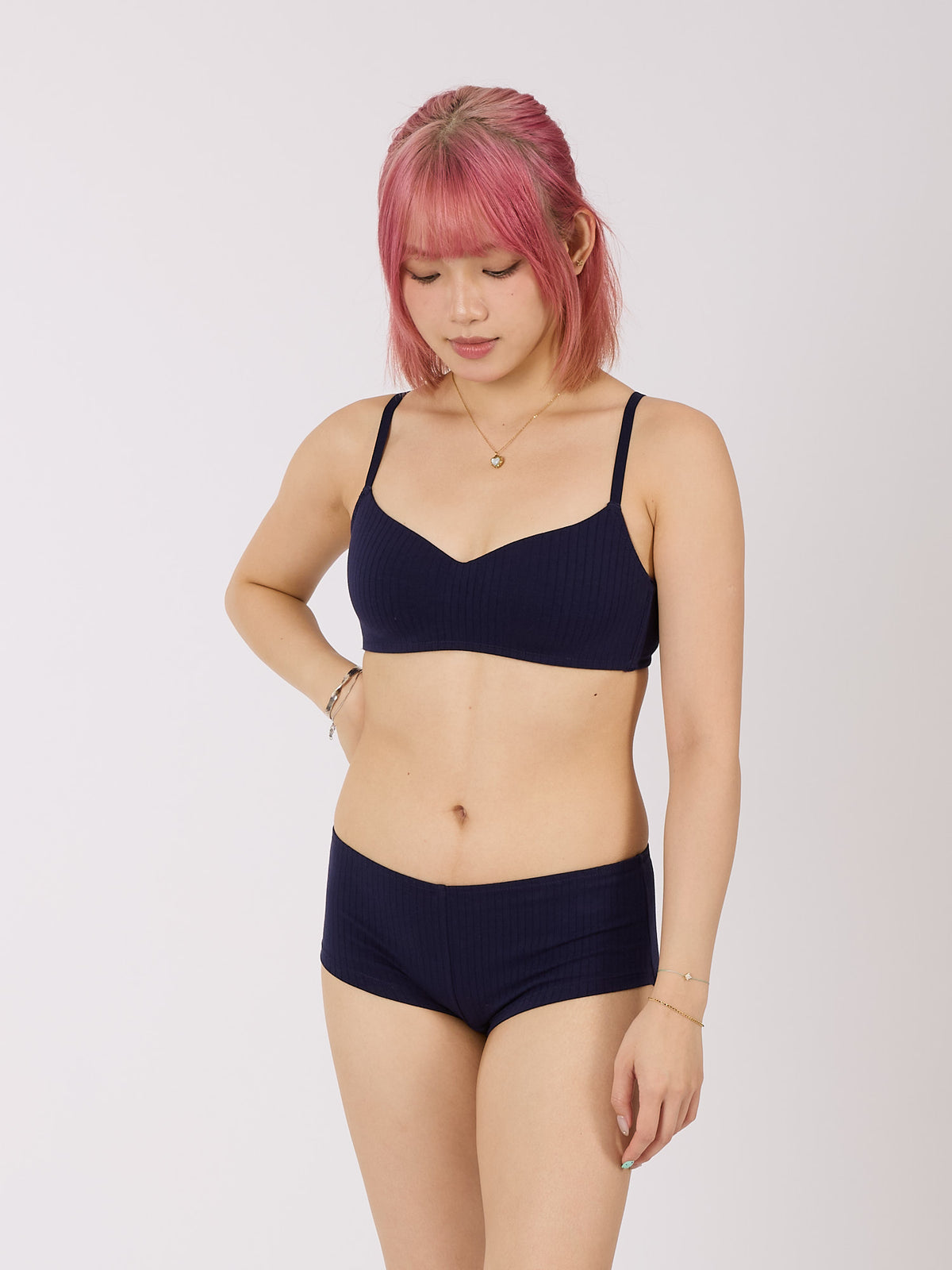Cotton Rib Shorty Panty