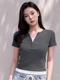 2-in-1 Henley Top