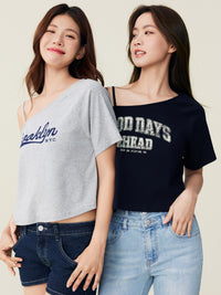 One Shoulder Tee