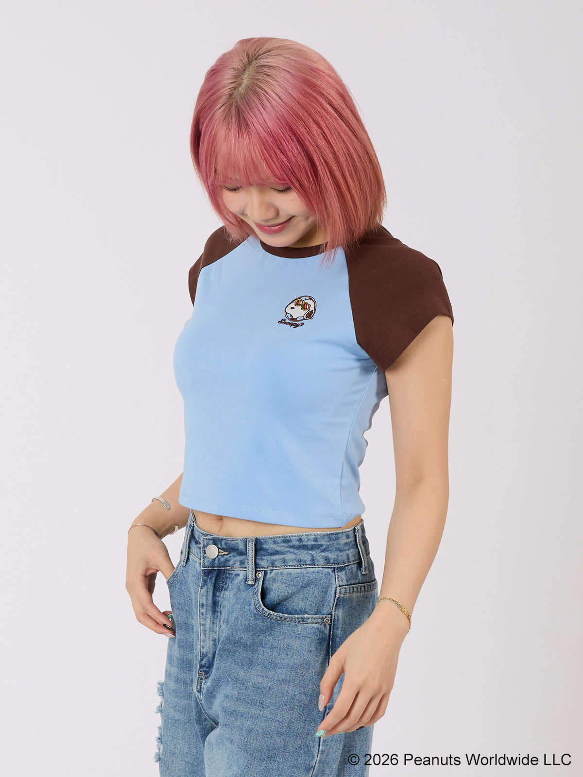 Snoopy Collection, Contrast Raglan Tee