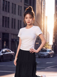Gathered Tee
