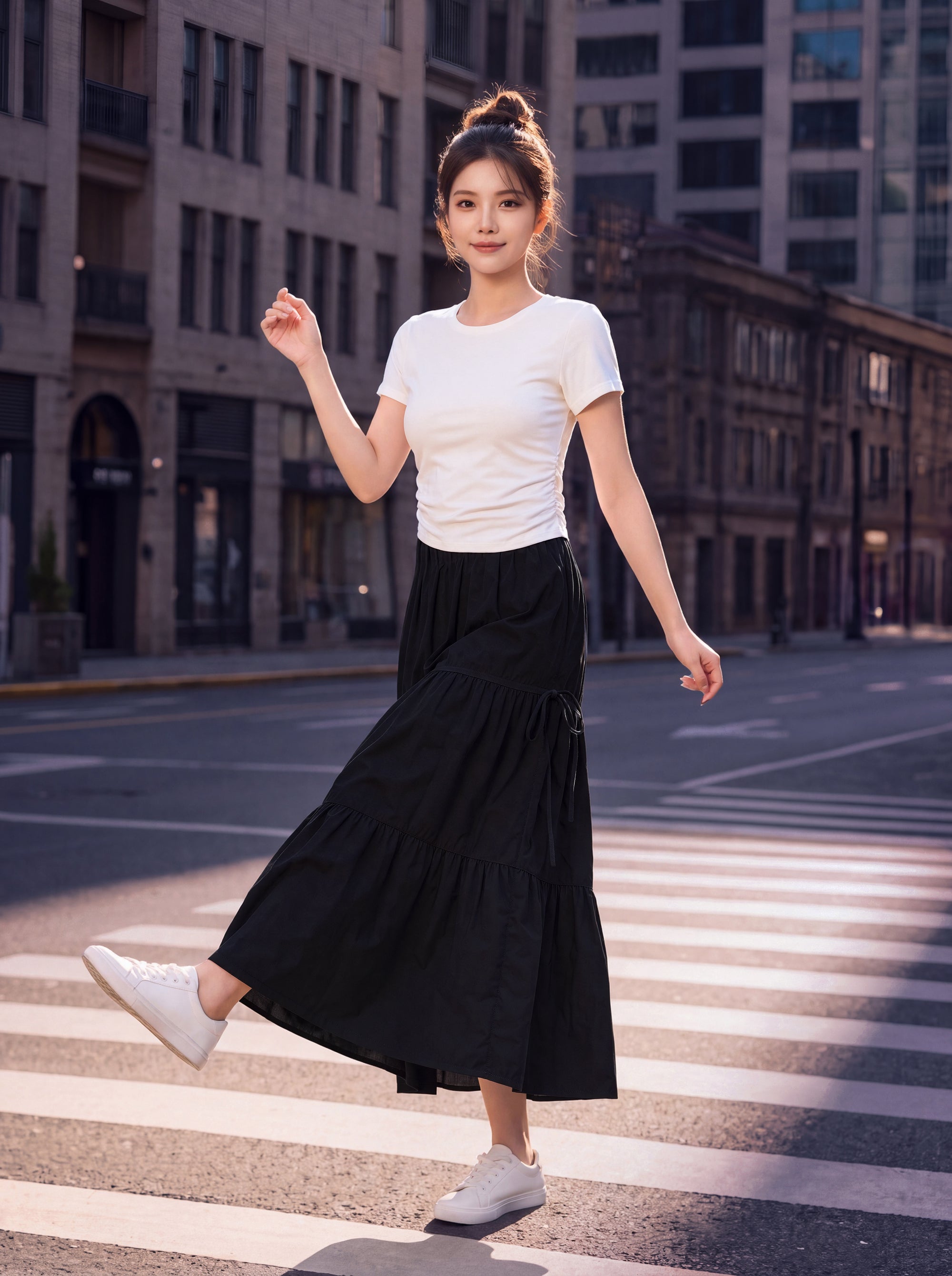 Gathered Tee