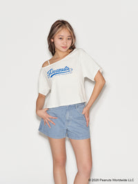 Snoopy Collection, One Shoulder Tee