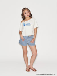 Snoopy Collection, One Shoulder Tee