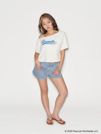 Snoopy Collection, One Shoulder Tee