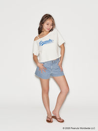 Snoopy Collection, One Shoulder Tee