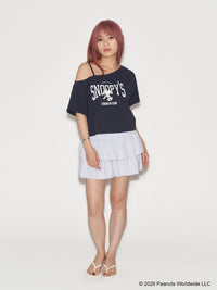 Snoopy Collection, One Shoulder Tee