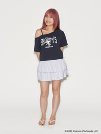 Snoopy Collection, One Shoulder Tee