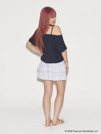 Snoopy Collection, One Shoulder Tee
