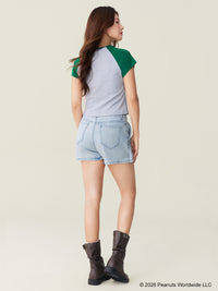 Snoopy Collection, Contrast Raglan Tee