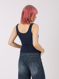 2-in-1 Henley Tank Top