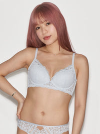 Wireless Medium Pad Lace Bra