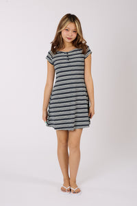 Striped Rib Dress