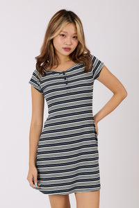 Striped Rib Dress