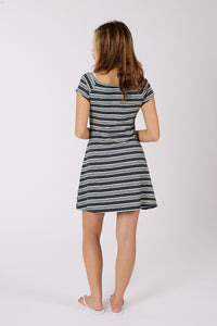 Striped Rib Dress