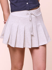 Pleated Mini Skirt