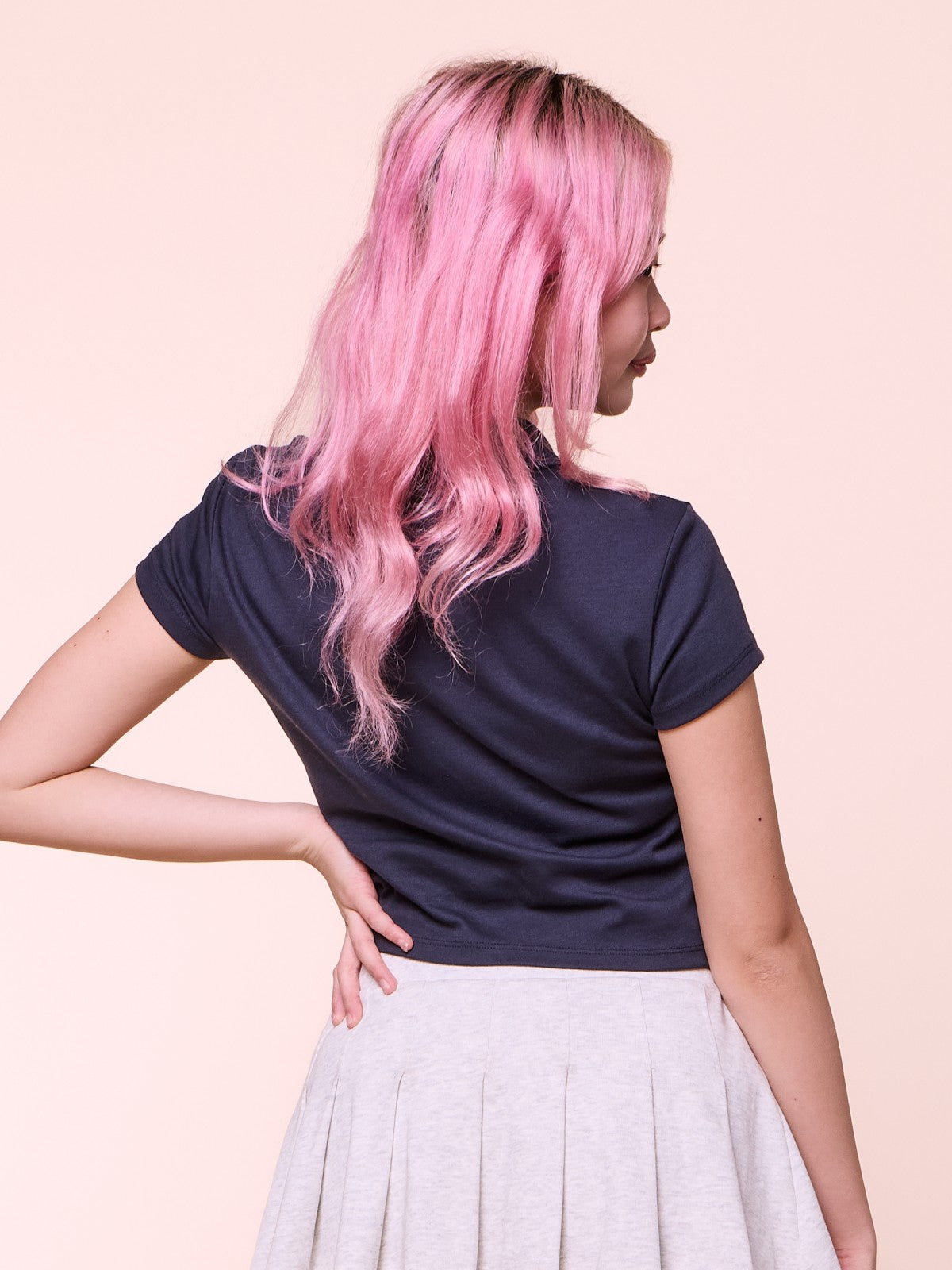 Pleated Mini Skirt